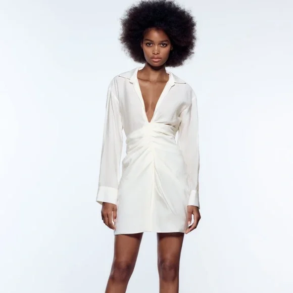 Zara ivory dress cheap